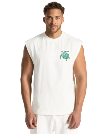 Men's Cotton Sleeveless Printed Tank Top | Soft & Breathable Gym Undershirts for Daily Wear