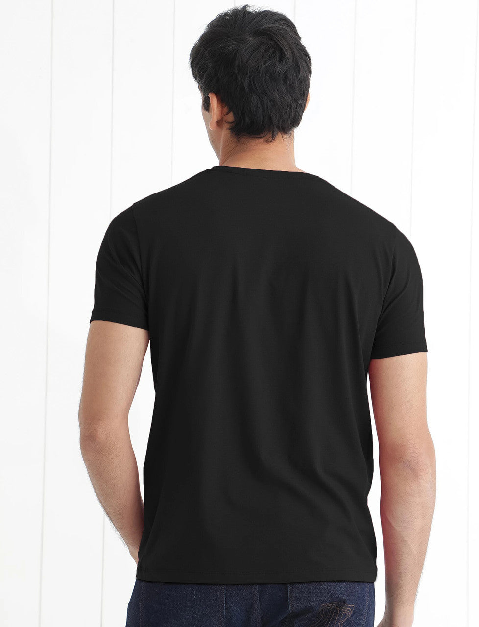 The Wrath of the Gods Men Printed Round Neck Cotton Blend Black T-Shirt