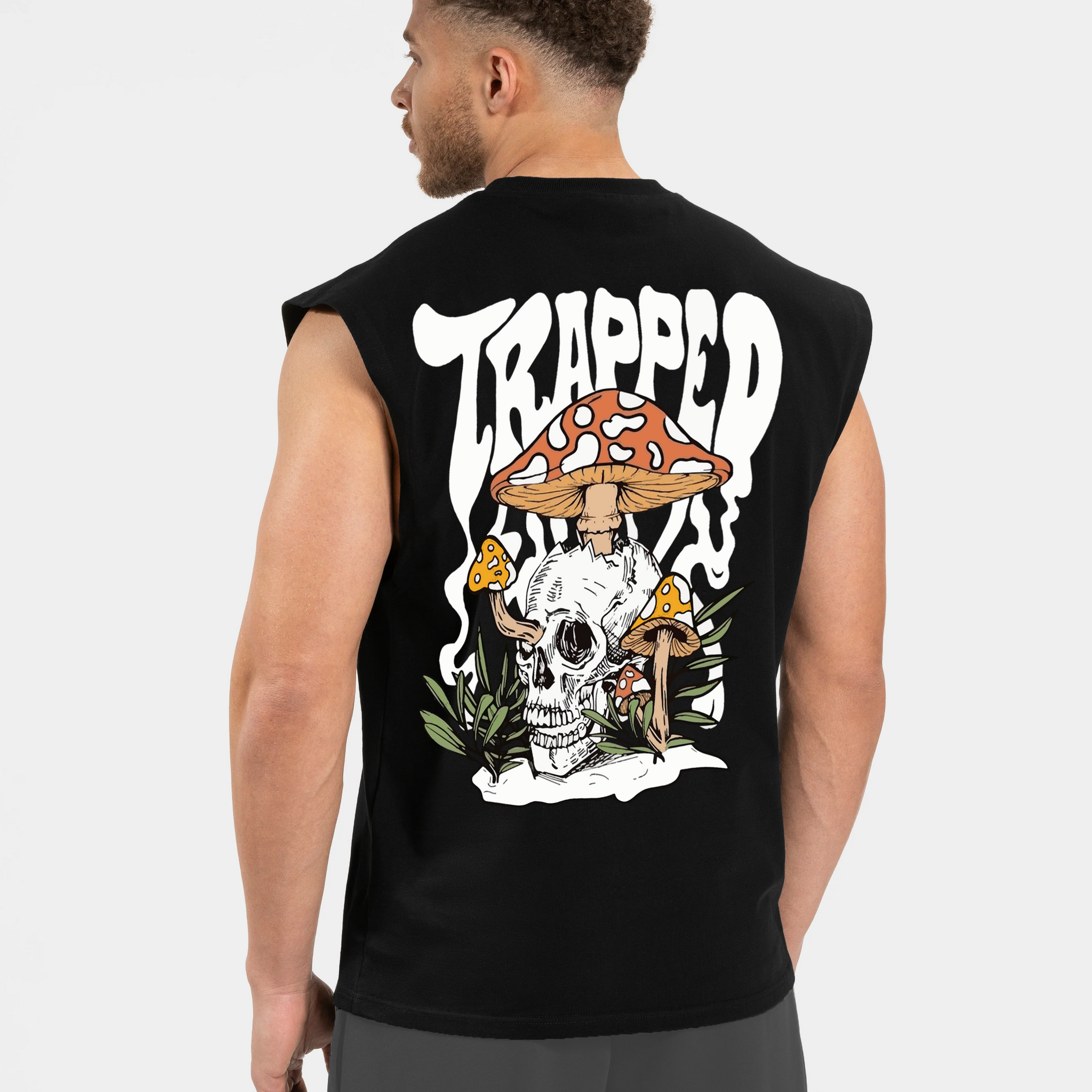 Men's Cotton Sleeveless Printed Tank Top | Soft & Breathable Gym Undershirts for Daily Wear