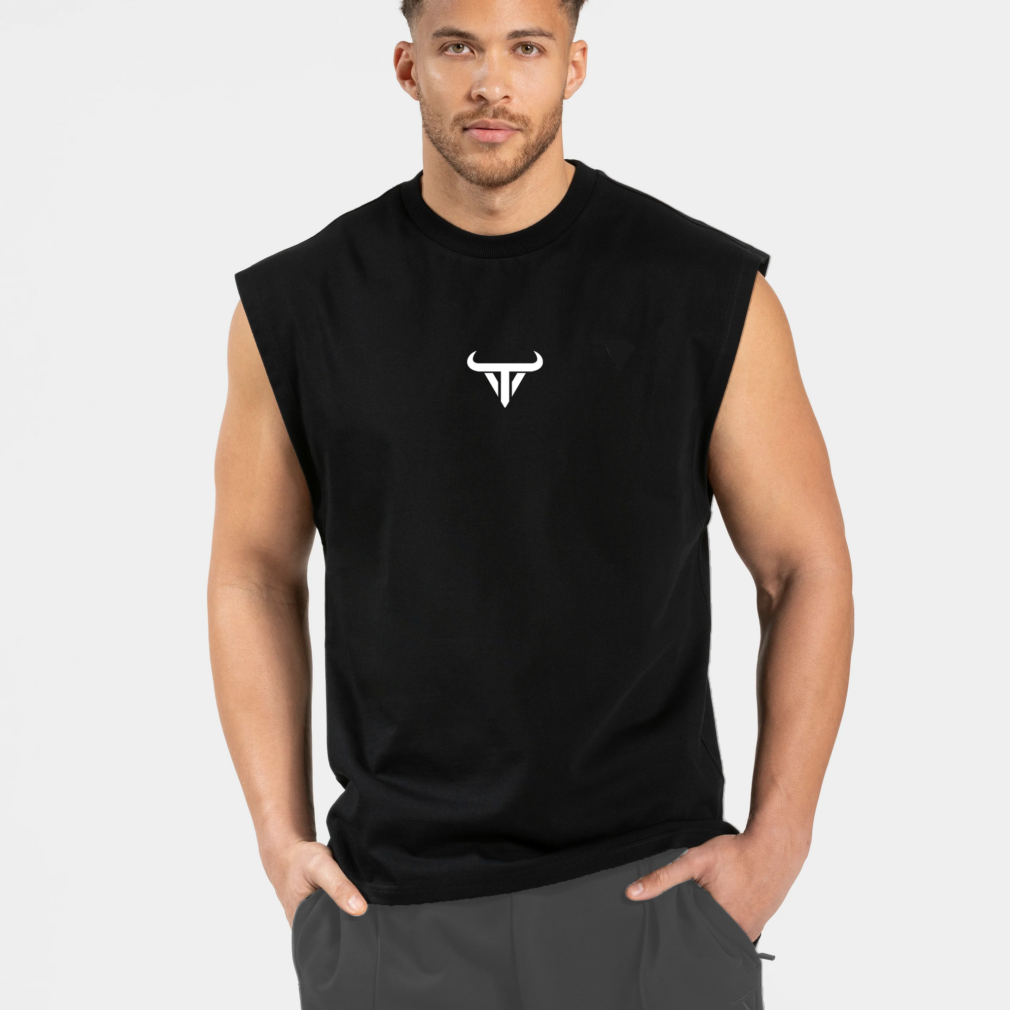 Men's Cotton Sleeveless Printed Tank Top | Soft & Breathable Gym Undershirts for Daily Wear