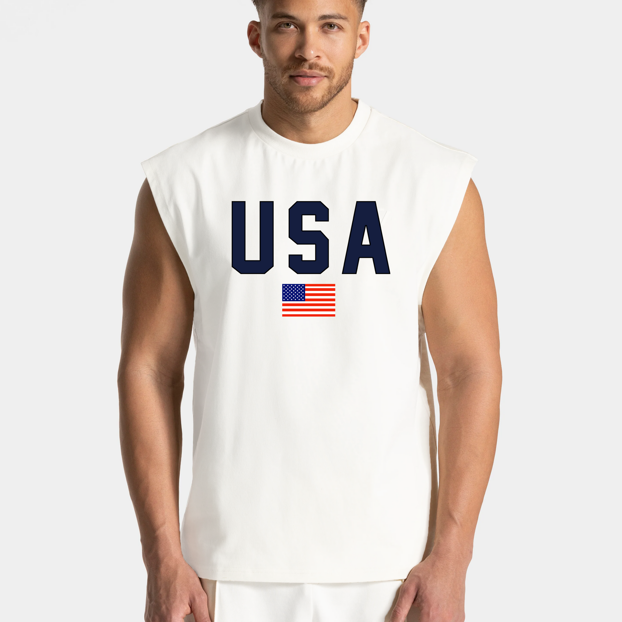 Men's Cotton Sleeveless Printed Tank Top | Soft & Breathable Gym Undershirts for Daily WearMen's Cotton Sleeveless Printed Tank Top | Soft & Breathable Gym Undershirts for Daily Wear